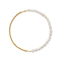Clarica Pearl Necklace, 18k Gold-Plated Sterling Silver
