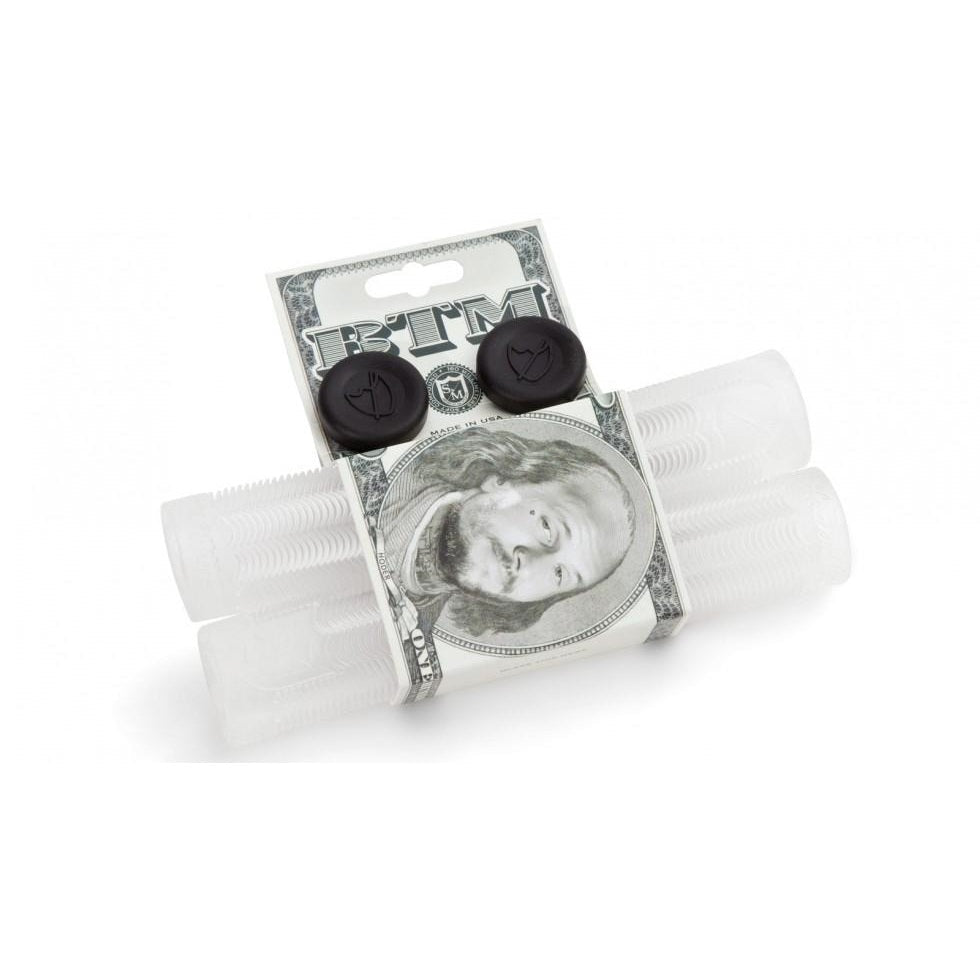 S&M Bikes BMX Hoder Grips - Clear