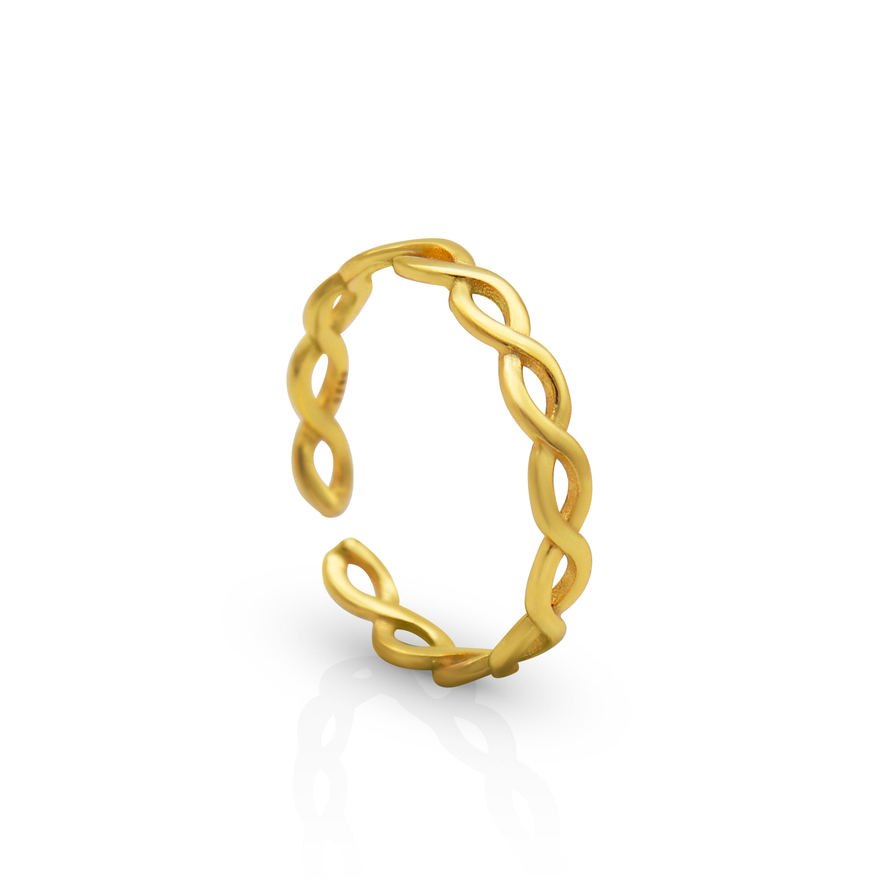 LA DNA CHARM RING
