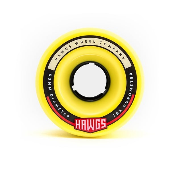 Hawgs Fatty Wheels 63mm 78a - Flat Banana (Set of 4)