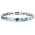 Azure Brilliance Guerilla Choice Bracelet / Sterling Silver 925
