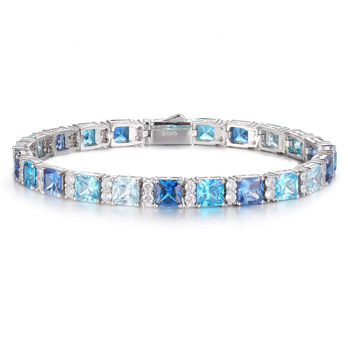 Azure Brilliance Guerilla Choice Bracelet / Sterling Silver 925