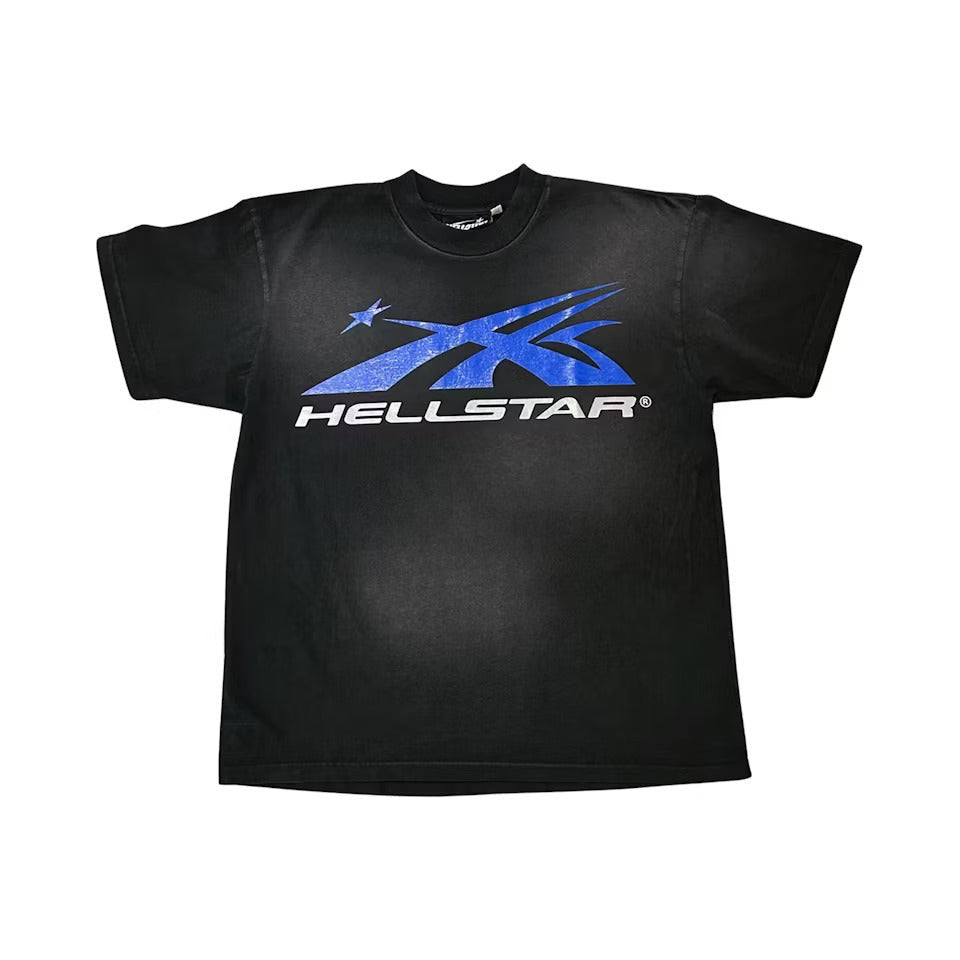 Hellstar Gel Sport Logo (Black/Blue) T-shirt Black/Blue