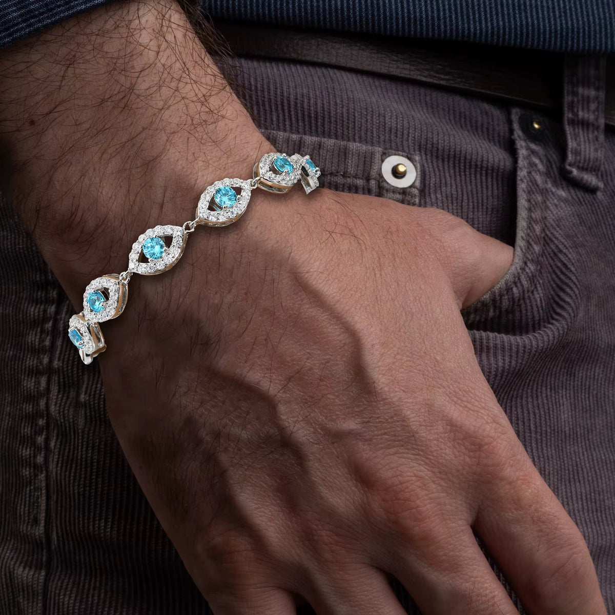 Éclat Bleu Bracelet