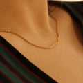 La Daisy 18k Gold-Plated Choker Necklace, 42cm