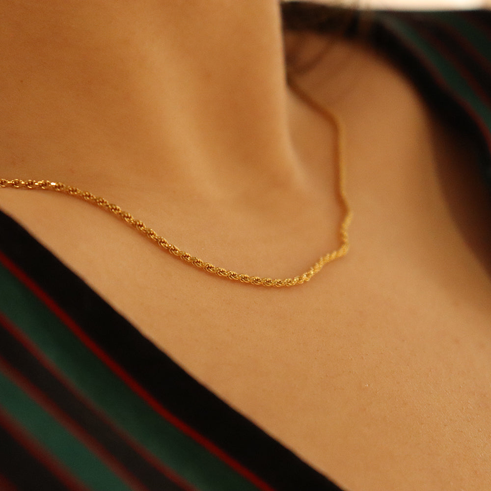 La Daisy 18k Gold-Plated Choker Necklace, 42cm