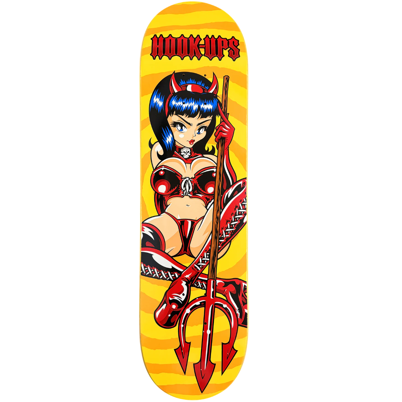 Hook-Ups Devil Throne Skateboard Deck - 8.25"