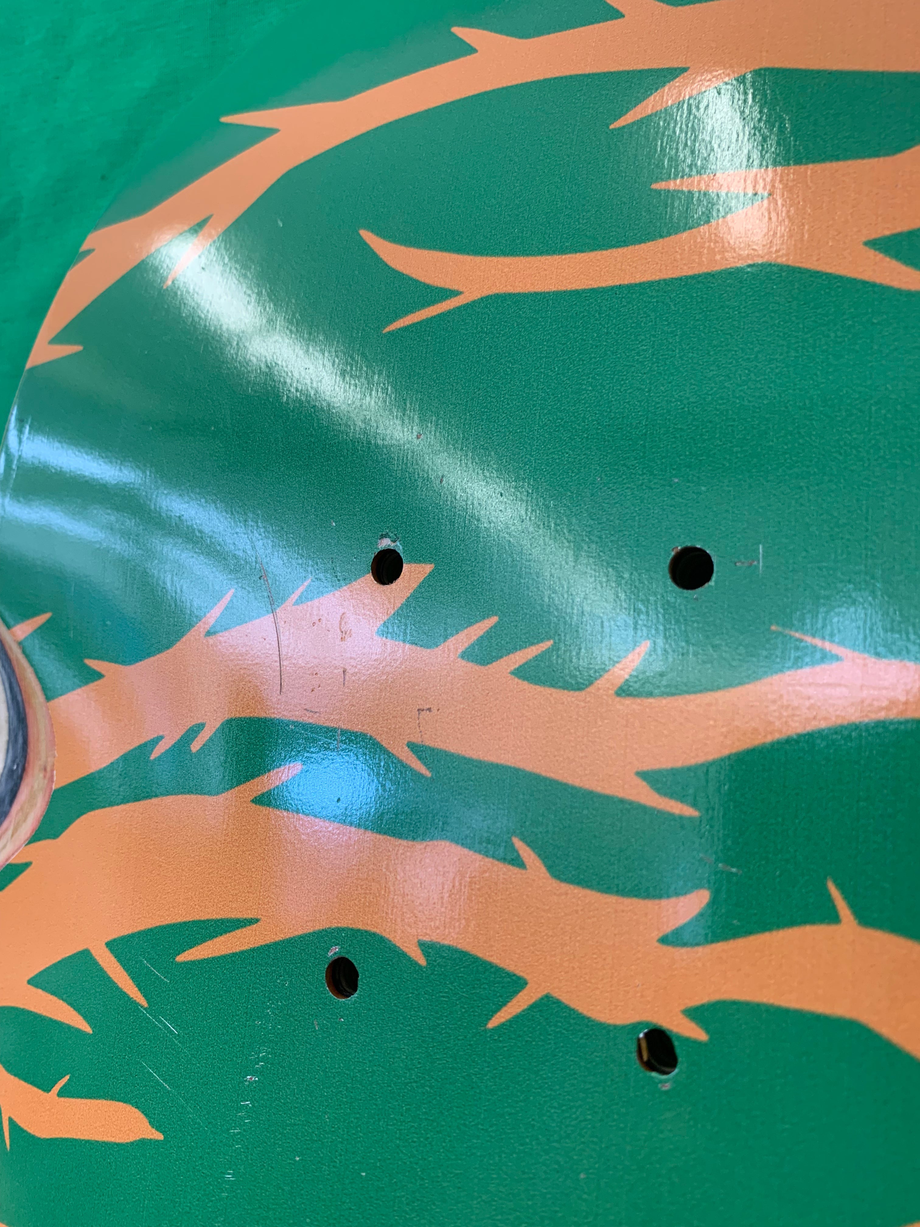 Chico Stix Gzilla Chico Brenes Signed 44/75 9.5" Double Kick Classic Skateboard Deck