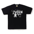BAPE Ape Crossbone Stencil Tee Black
