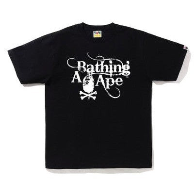 BAPE Ape Crossbone Stencil Tee Black