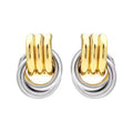 Dylan Two Tone Statement Earring