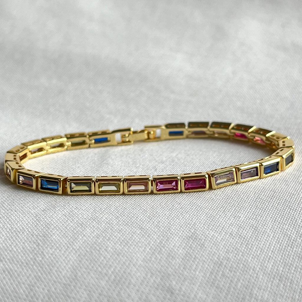 Lainey Rainbow Tennis Bracelet
