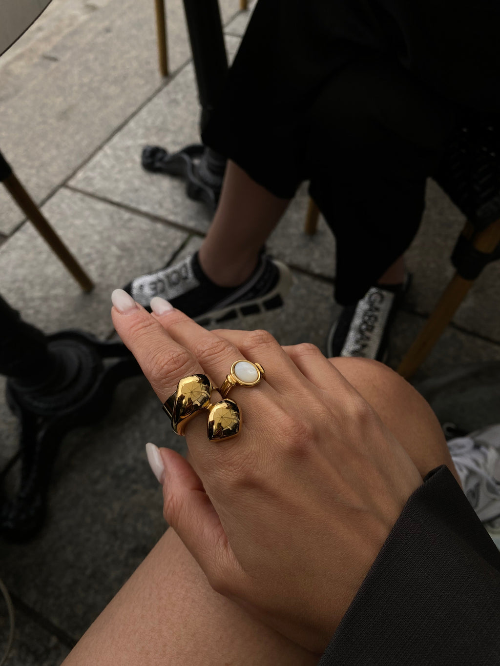 NEVA LANGAIS GOLD RING