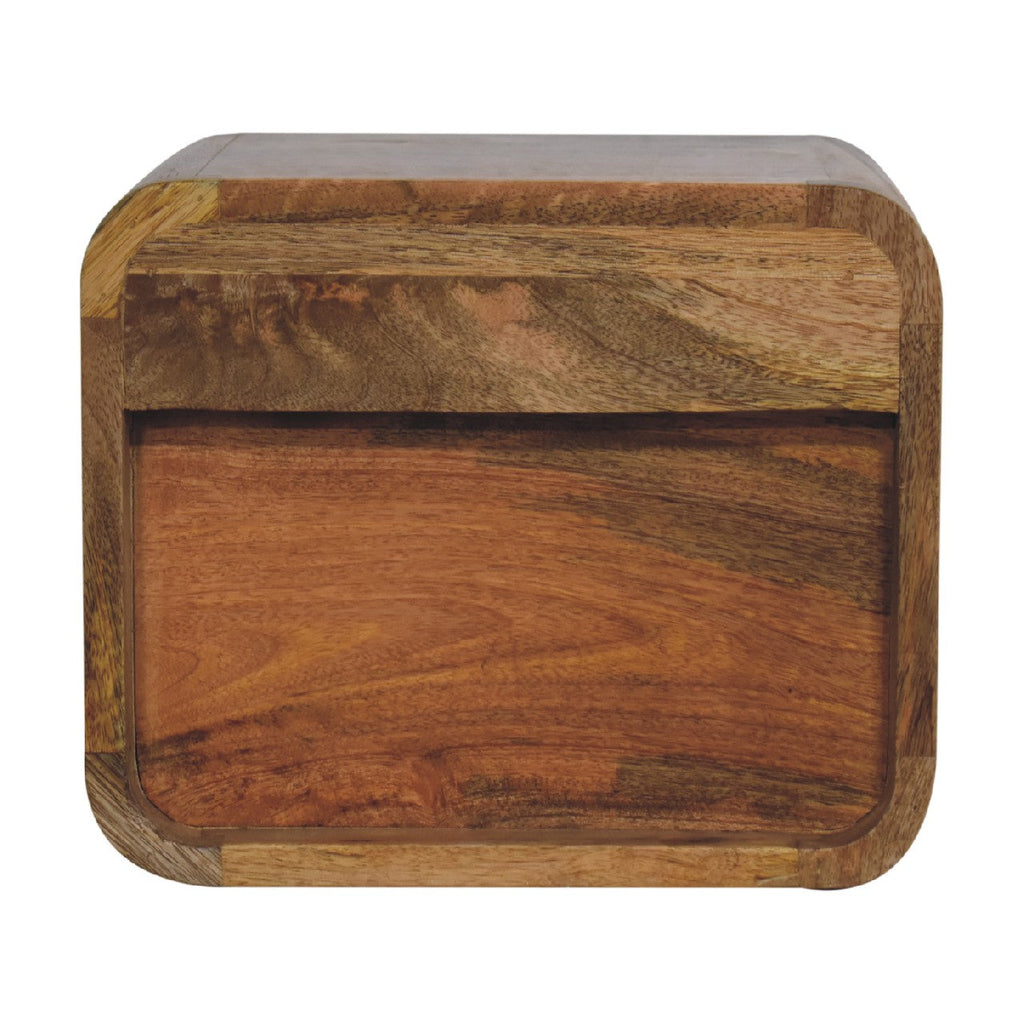 Oak-ish Floating Open Nightsand