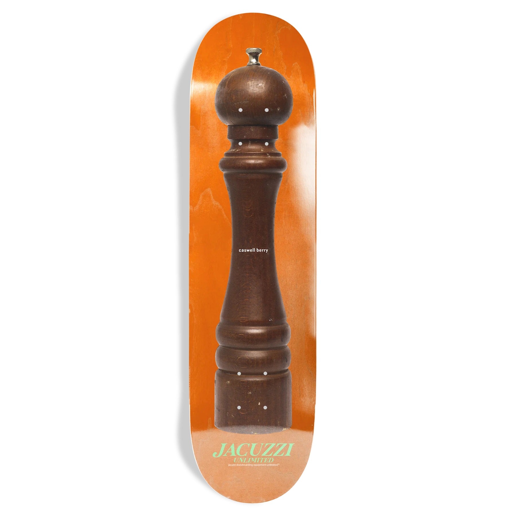 Jacuzzi Caswell Berry Pepper Grinder EX7 Deck - 8.25″ Orange