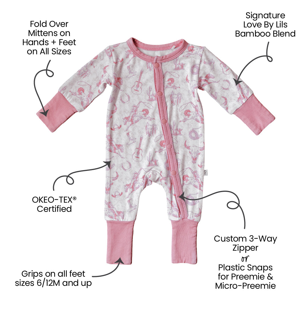 JosieMae Bamboo Convertible Footie