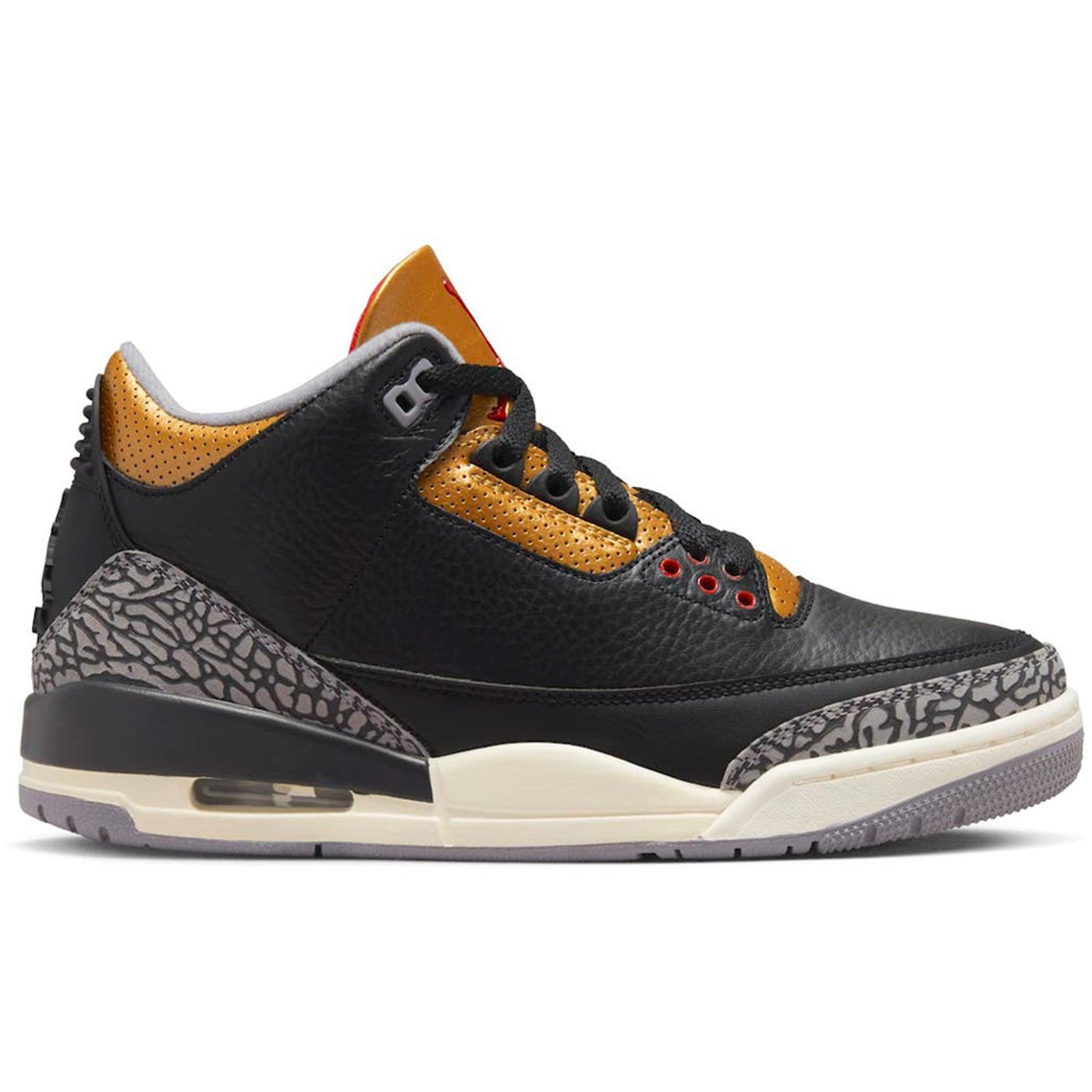 Air Jordan Retro 3 Black Cement Gold (W)