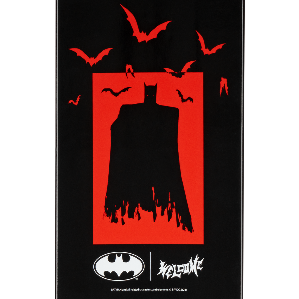 Welcome x Batman Knockout on Popsicle Deck - 8.25″ Red/Black Dip