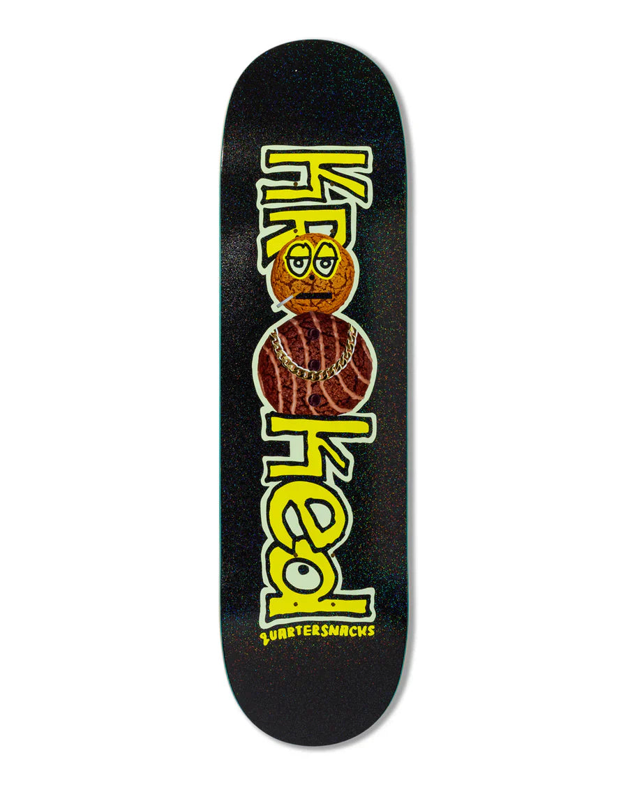 Krooked x Quartersnacks Snackman Skateboard Deck - 8.5″