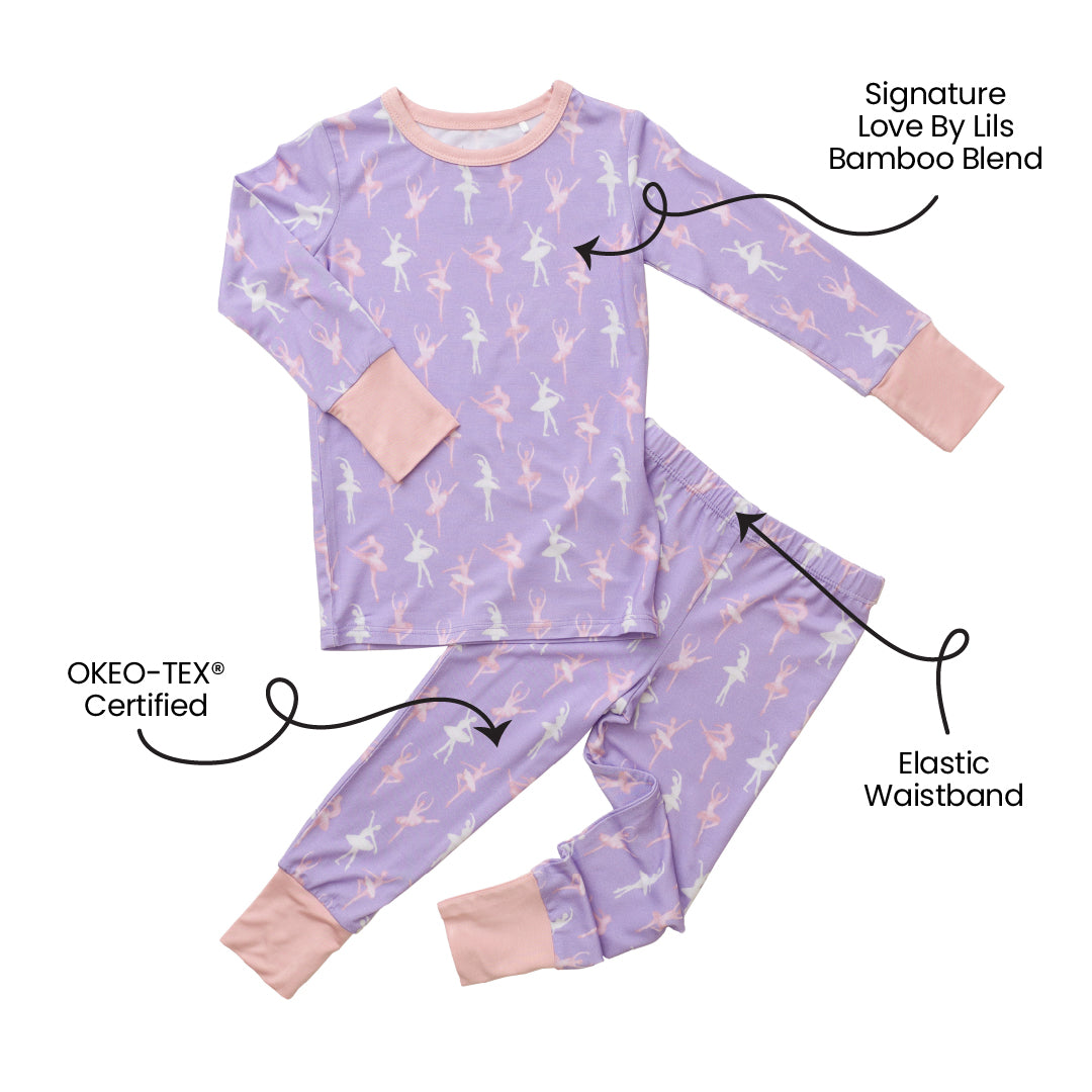 Lillian Ballerinas Bamboo 2-Piece Long Sleeve Set