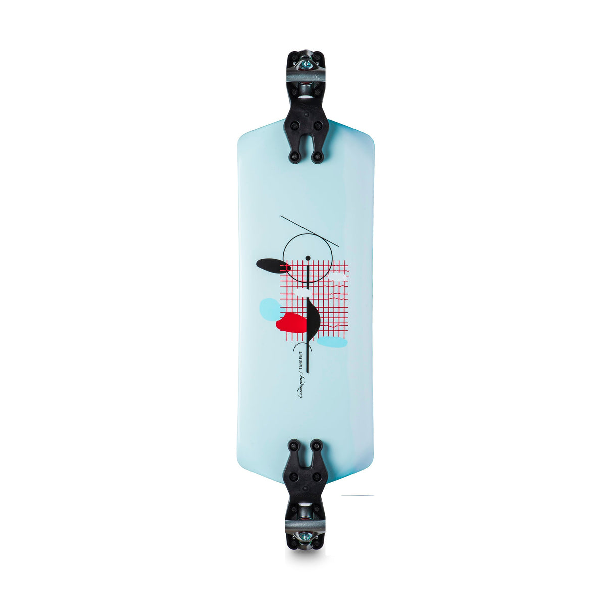 Loaded Tangent Longboard Deck with Bracket