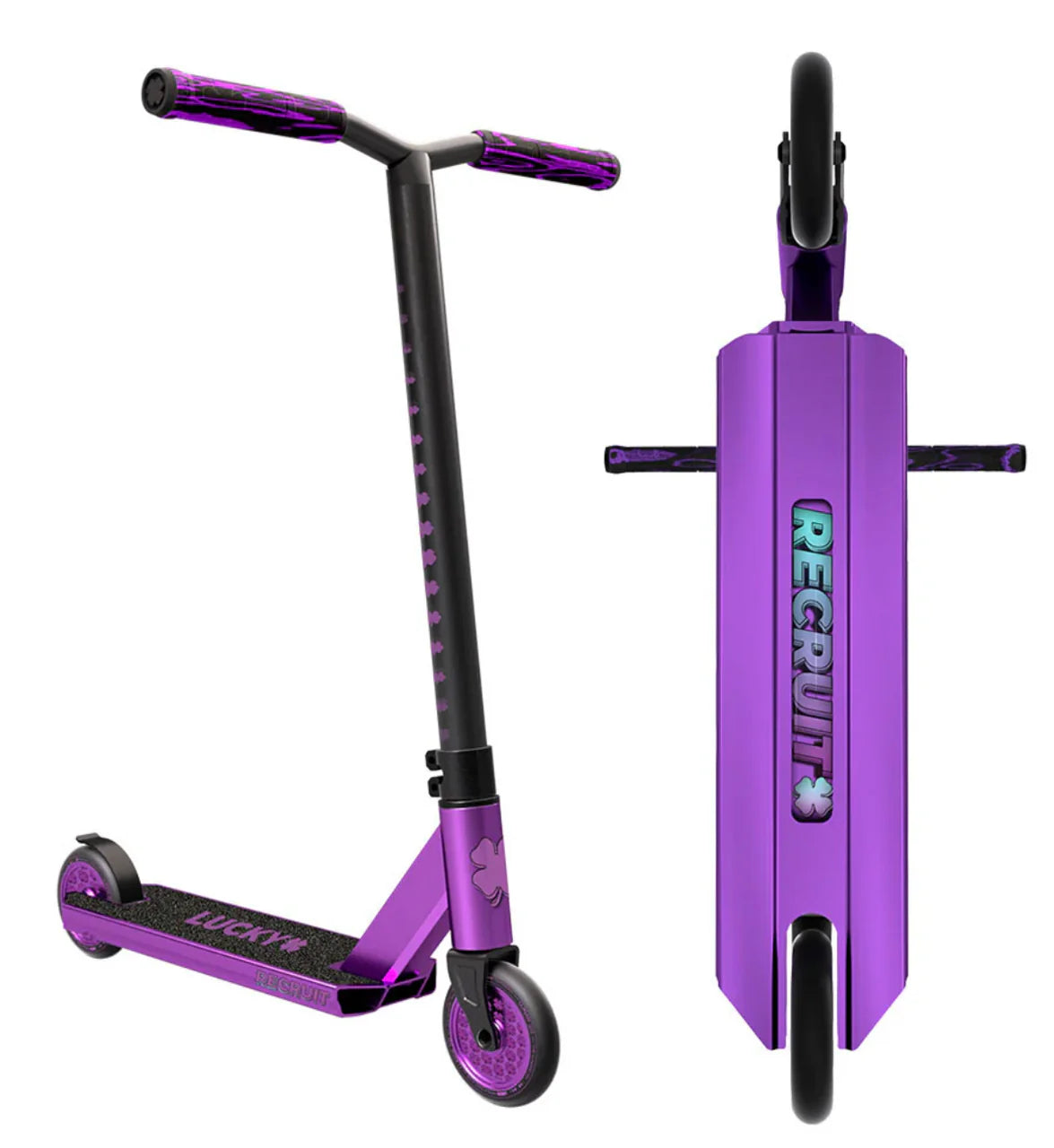 Lucky Recruit Mini Pro Scooter Complete - Motion Purple
