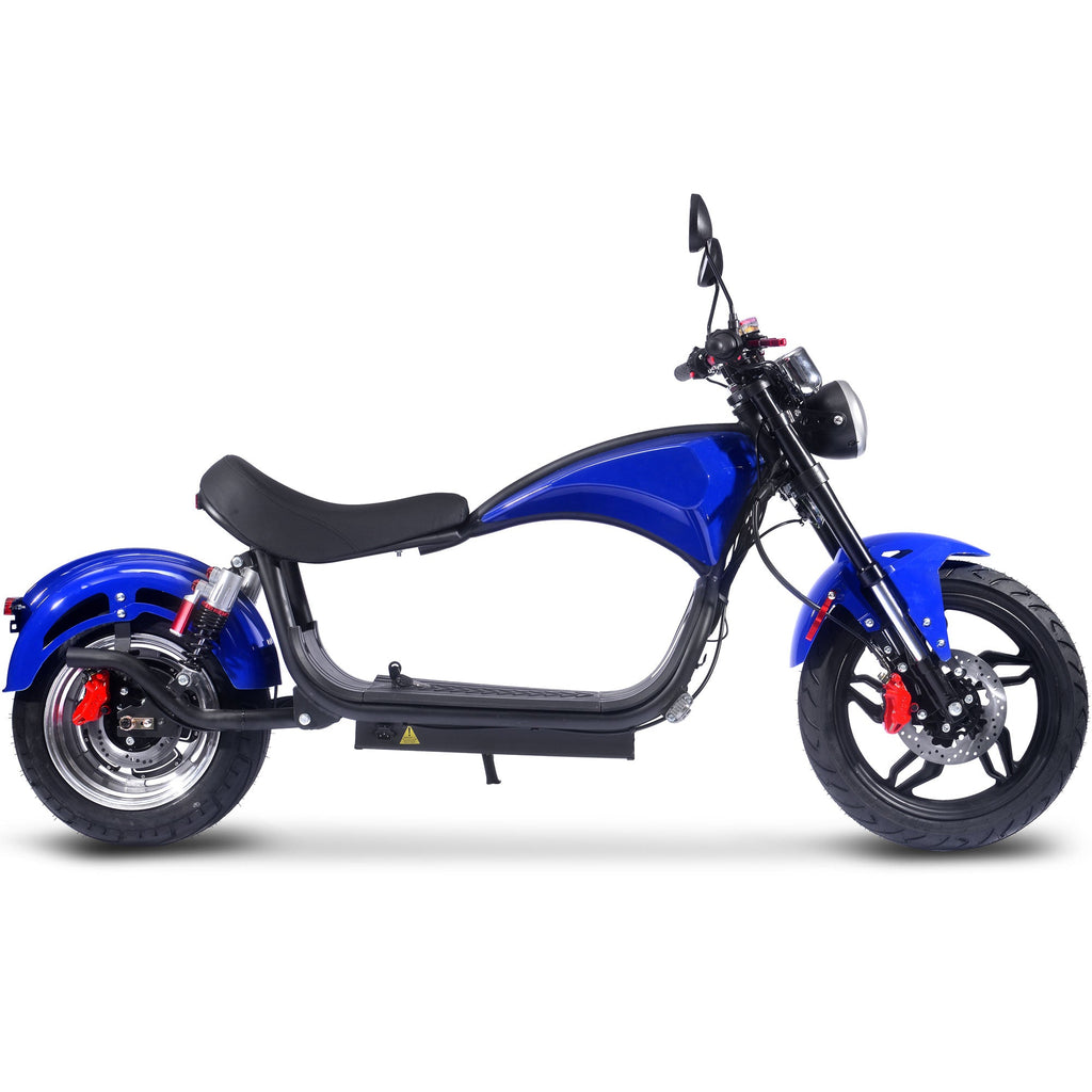 60V 2.5 kW Lithium Chopper Cruiser Bike