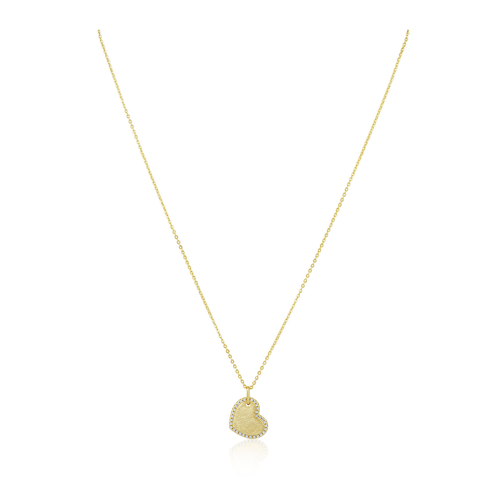 Megan CZ Heart Necklace