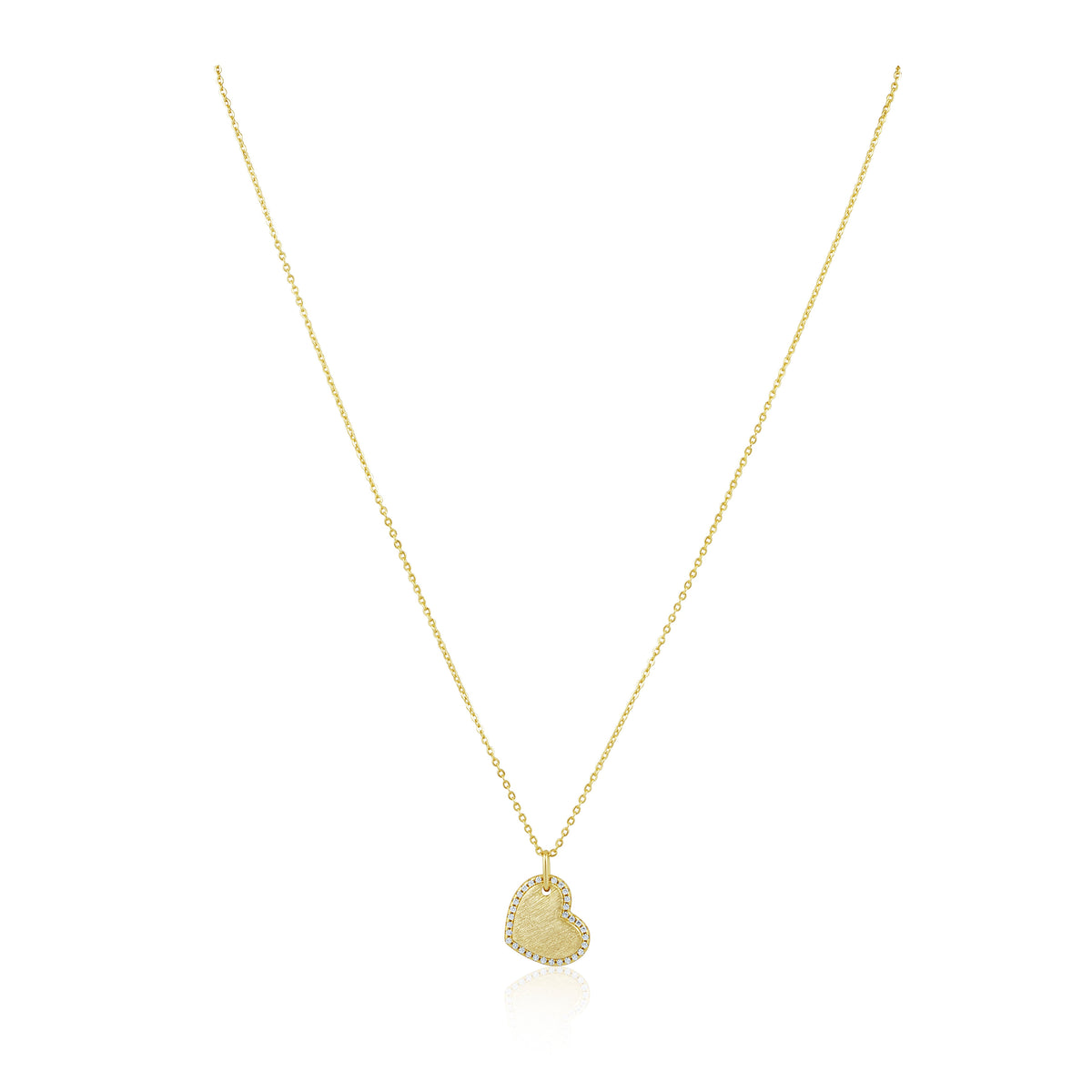 Megan CZ Heart Necklace