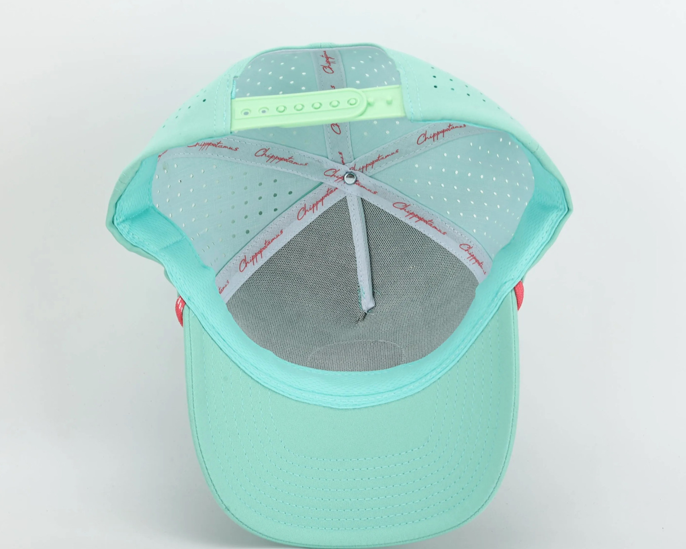 Mint Green Rope Hat - Chippopotamus Pink