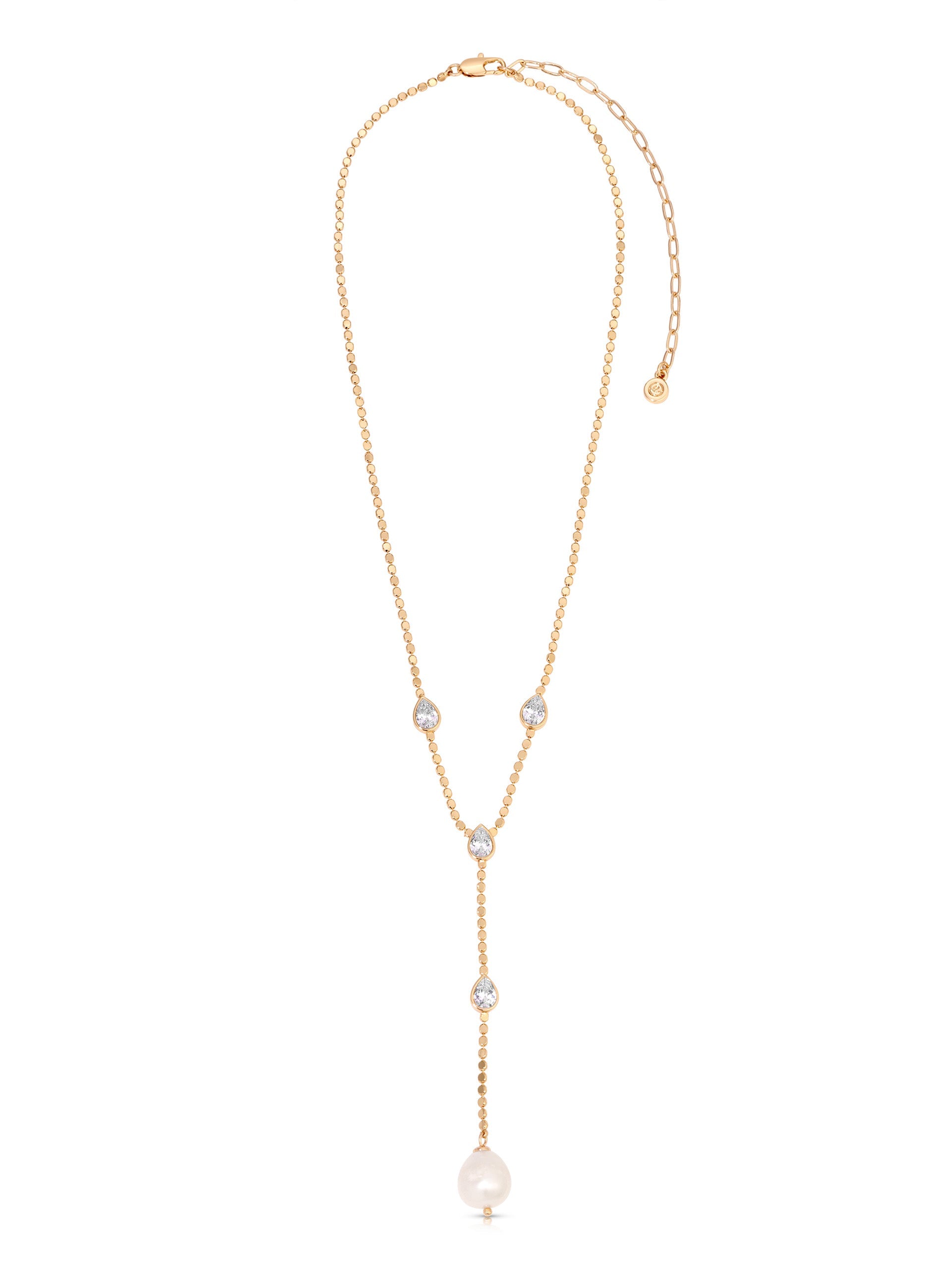Dripping Crystal Lariat
