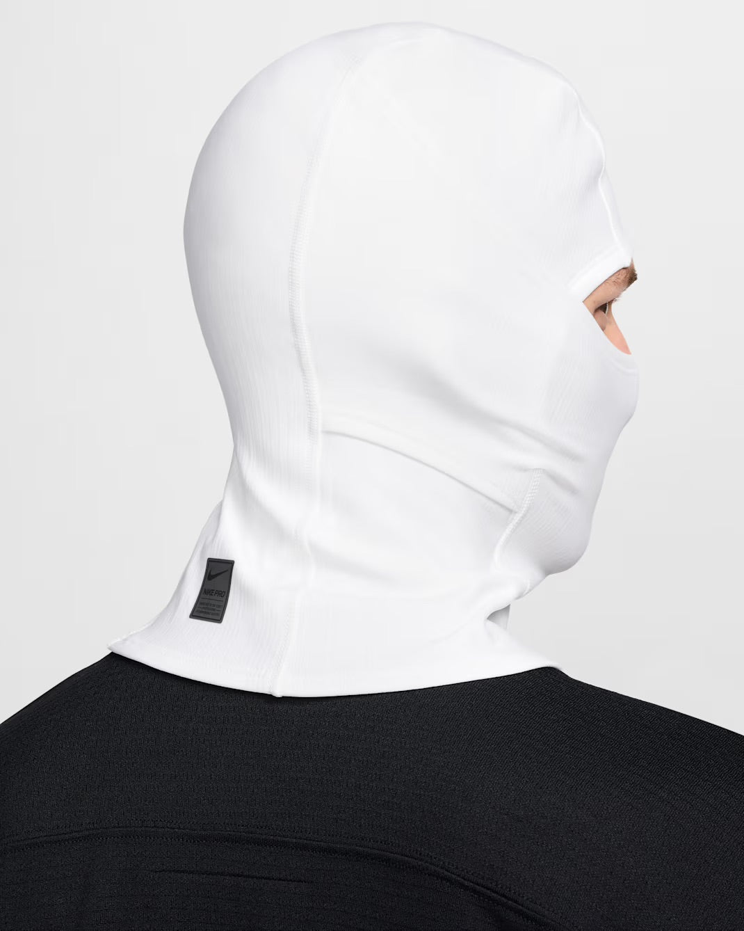 Nike Pro THERMA-FIT Hyperwarm Hood Black/White Ski Mask “Sheisty”