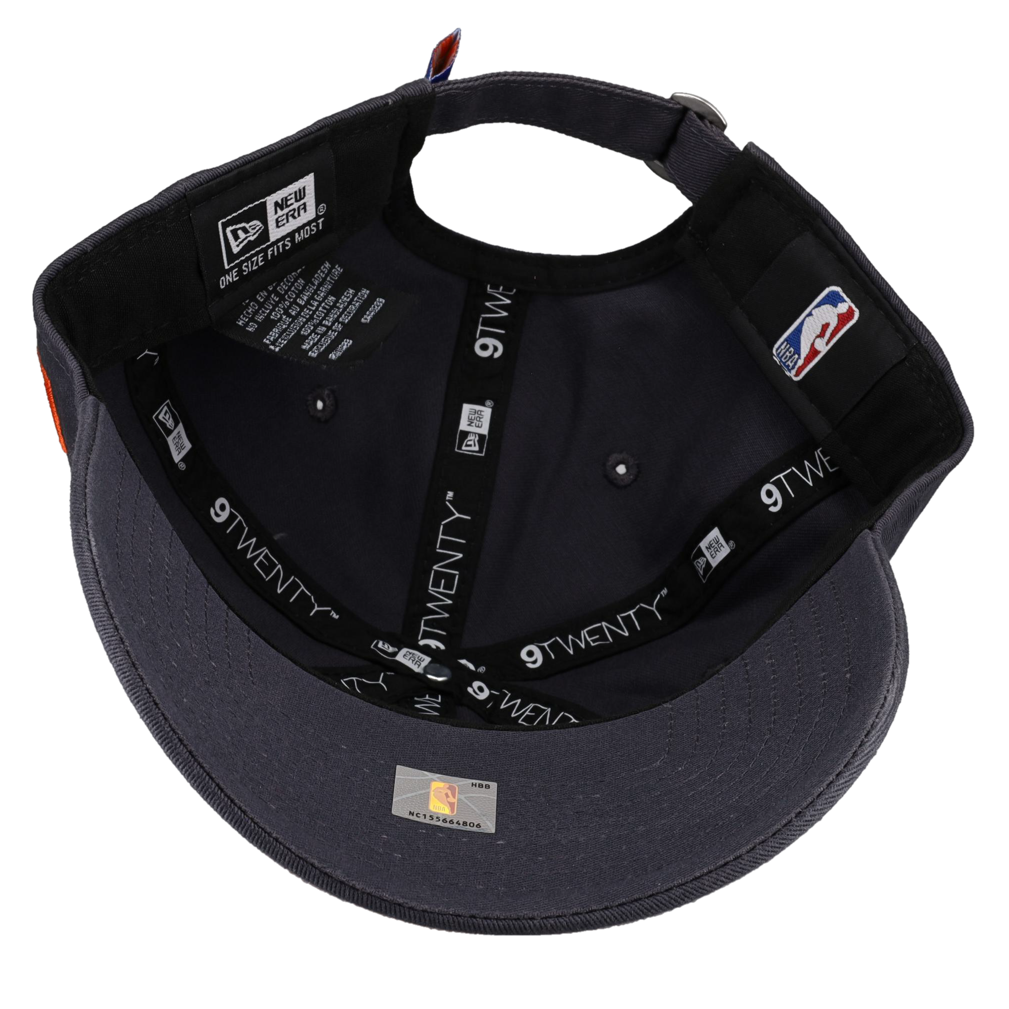 New York Knicks New Era 9Twenty Adjustable Hat (Grey)