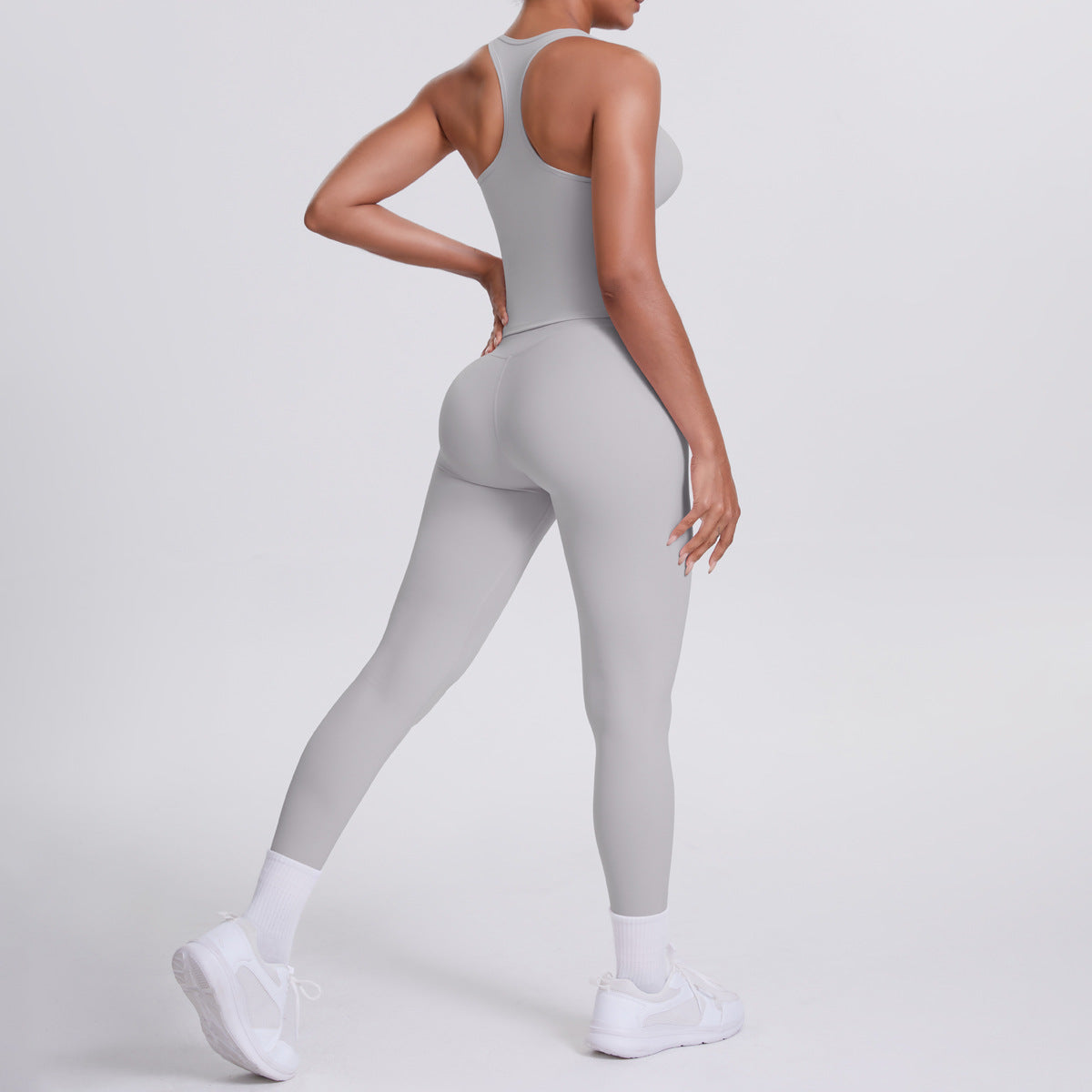 Brushed H Shaped Beauty Back Sports Vest Pants Tight Quick Dry Casual Running Fitness Yoga Wear Women