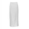 Women Clothing Niche White Low Waist Skirt Women Office Loose A line Skirt