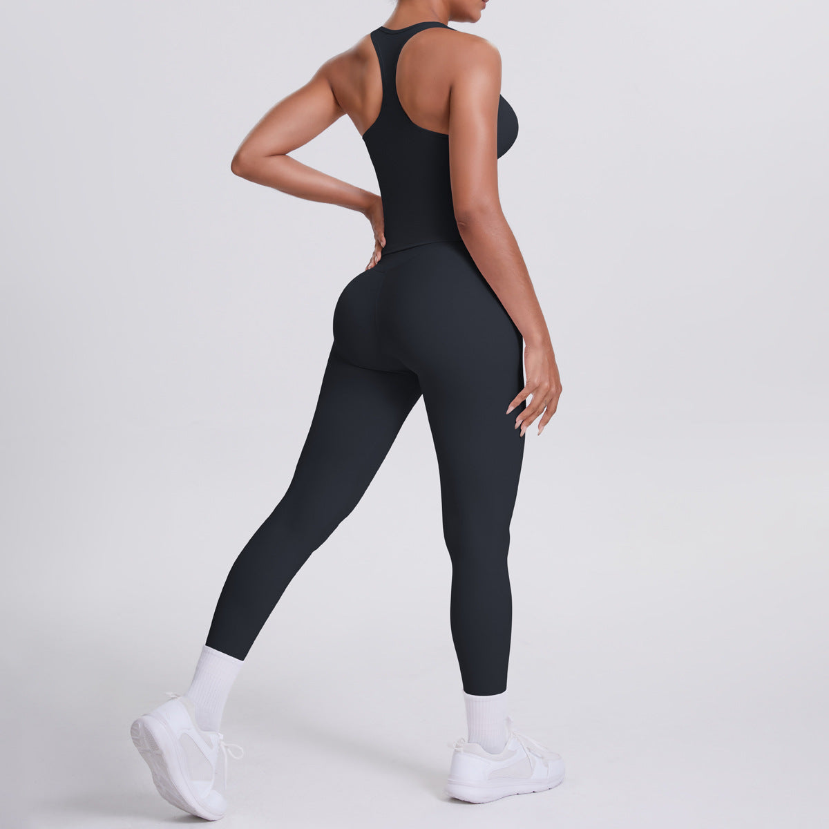 Brushed H Shaped Beauty Back Sports Vest Pants Tight Quick Dry Casual Running Fitness Yoga Wear Women