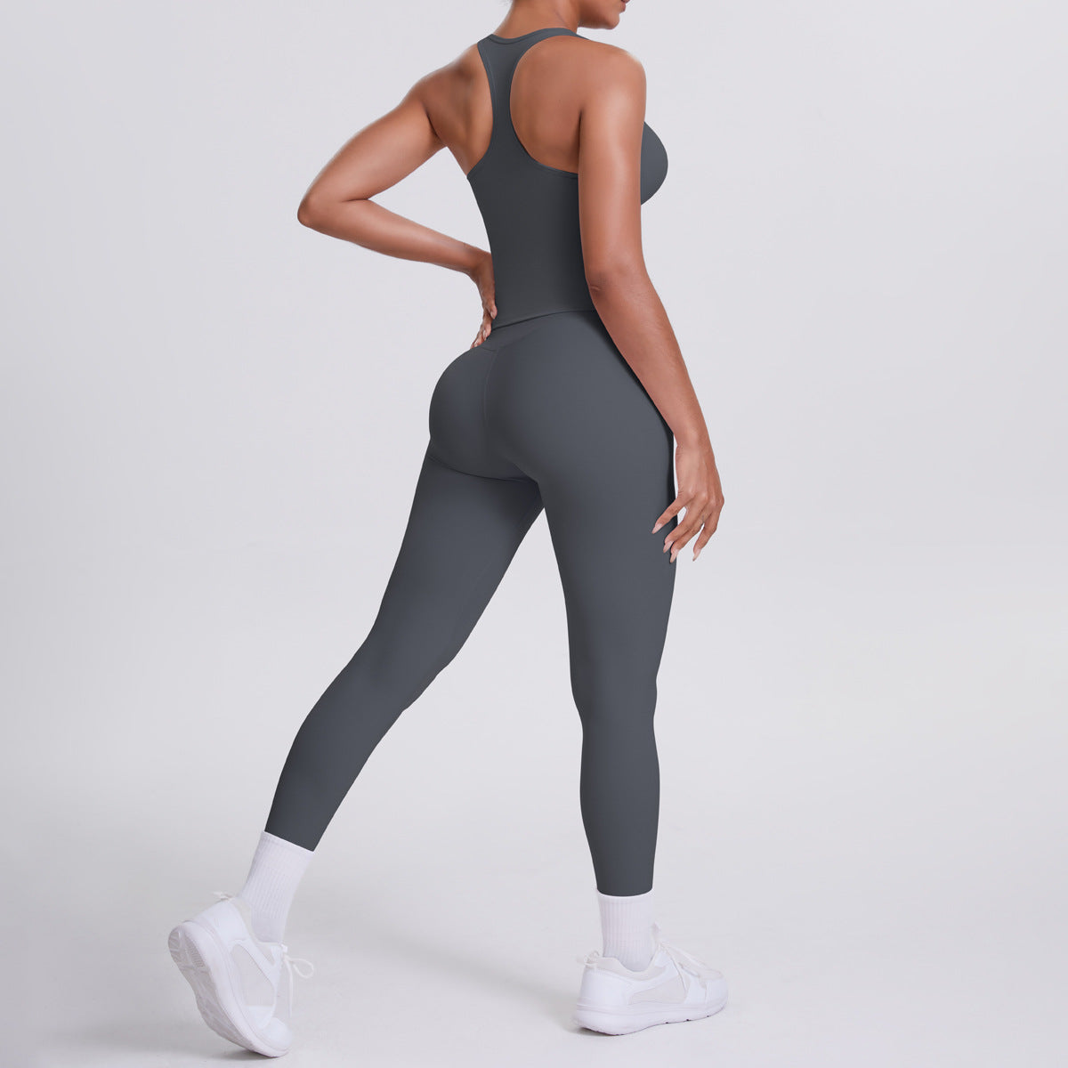 Brushed H Shaped Beauty Back Sports Vest Pants Tight Quick Dry Casual Running Fitness Yoga Wear Women