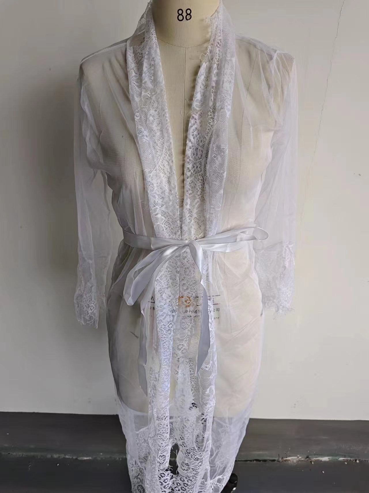 Sexy Underwear Sexy Lace Mesh Transparent Nightgown Retail