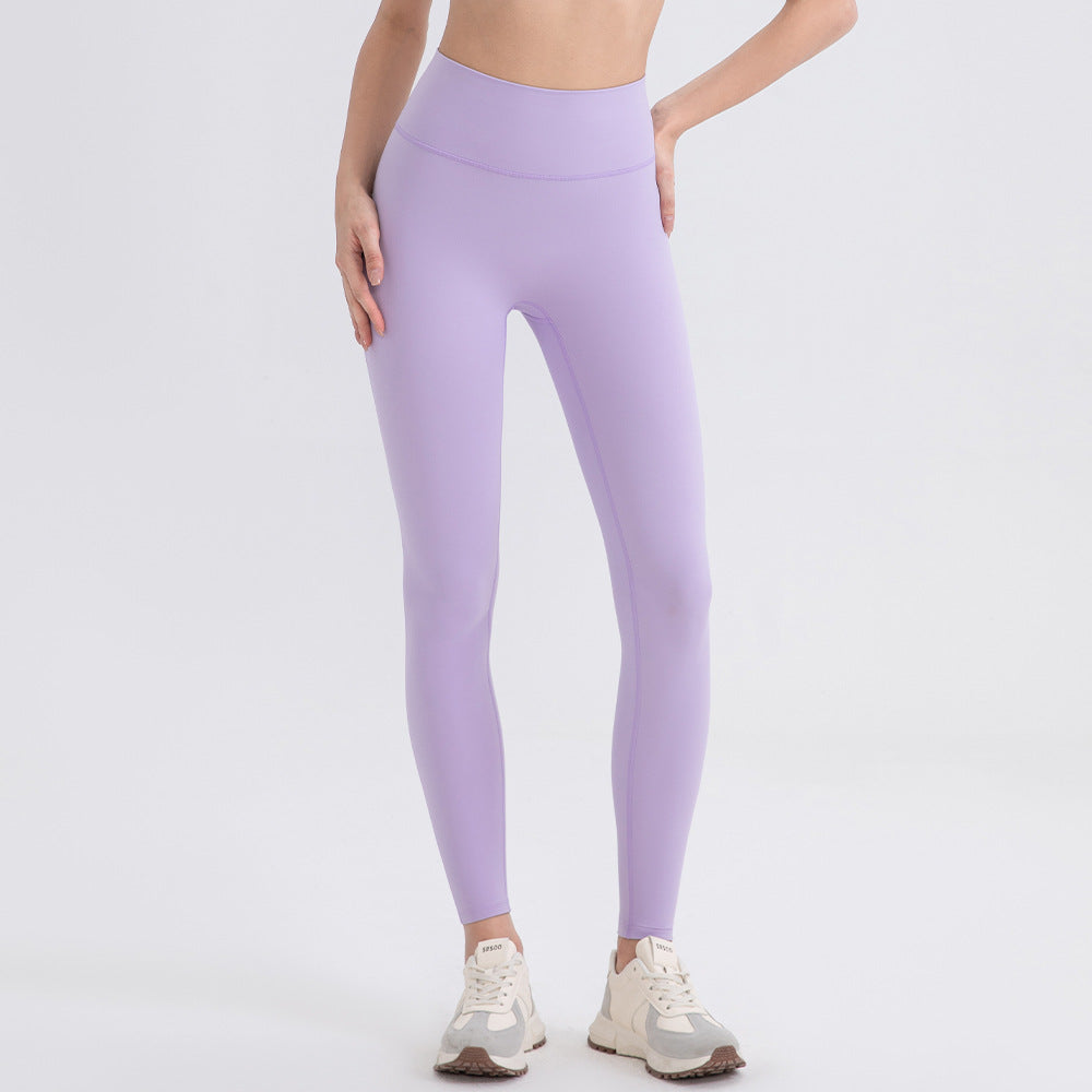 Hip Lifting Yoga Trousers Lulu Raw Yarn Double 66 Lycra Water Mill High Waist Tights Pilates