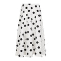 Women Wear Polka Dot Printed Dress Sexy Sexy Vacation A line Slimming Skirt