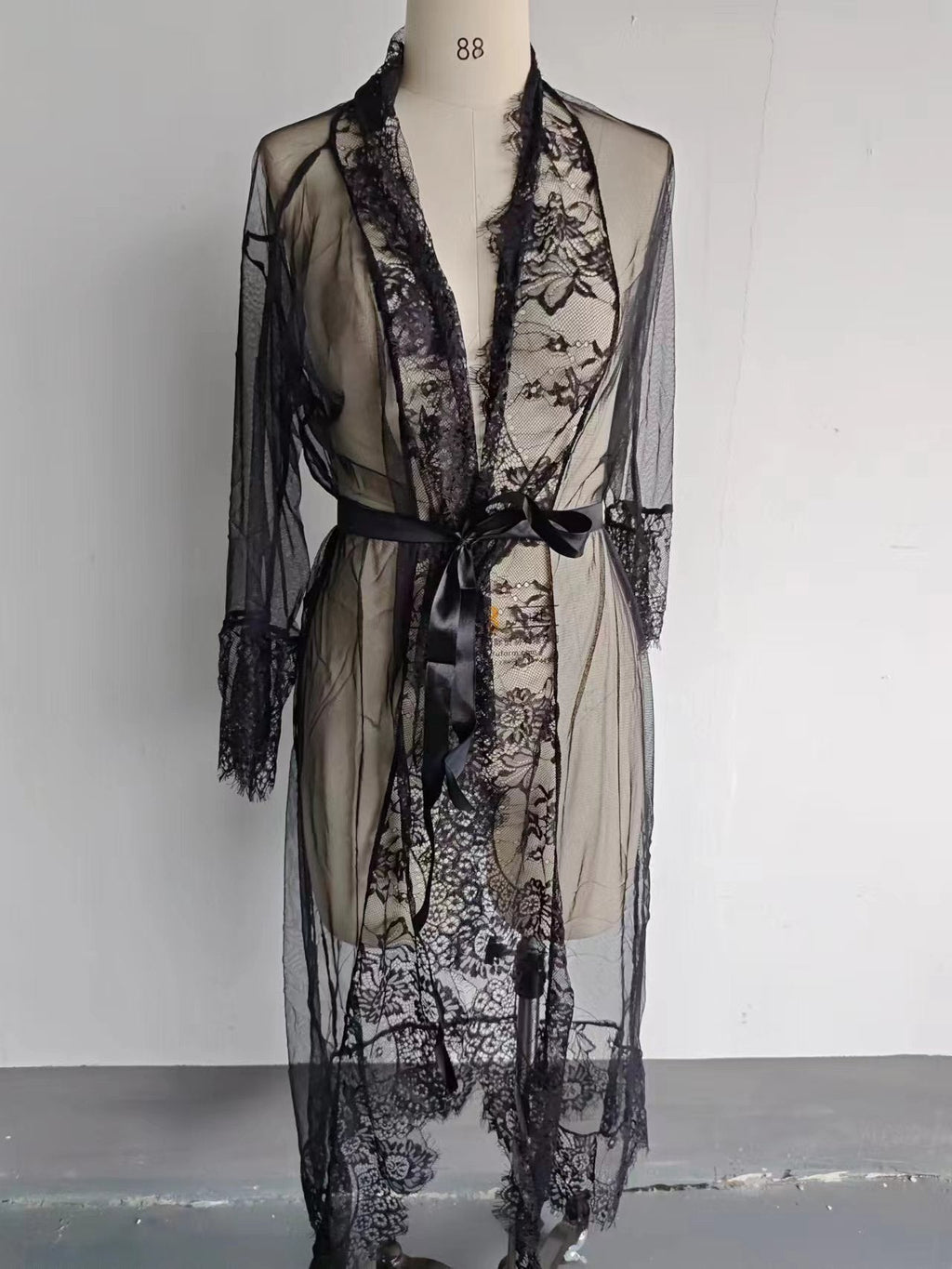 Sexy Underwear Sexy Lace Mesh Transparent Nightgown Retail