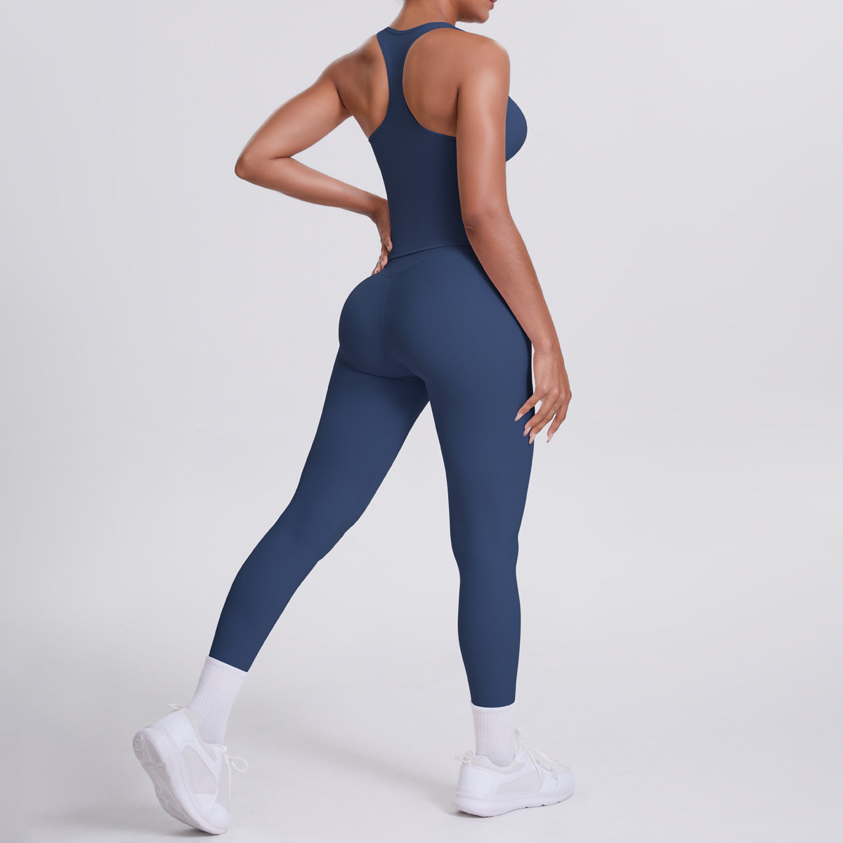Brushed H Shaped Beauty Back Sports Vest Pants Tight Quick Dry Casual Running Fitness Yoga Wear Women