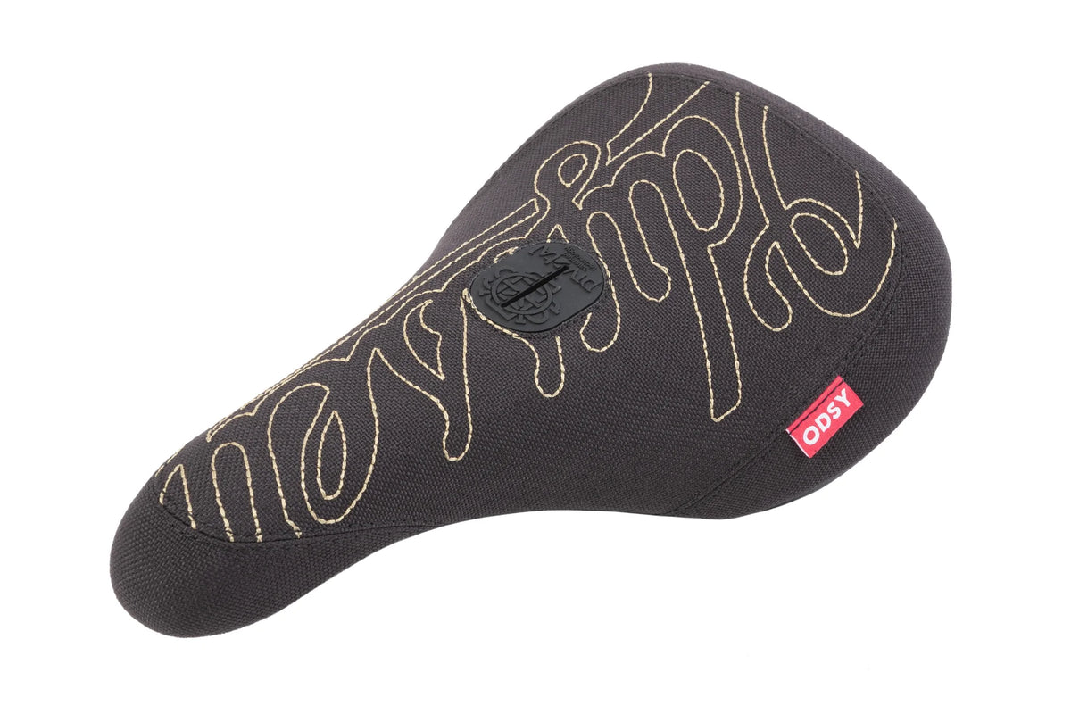 Odyssey Big Stitch Slim Pivotal Seat - Black/Gold