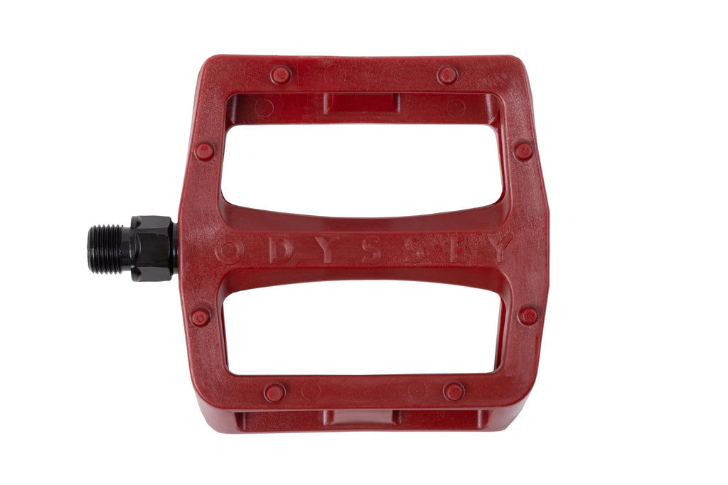 Odyssey BMX Grandstand V2 PC Pedals 9/16″ - Maroon