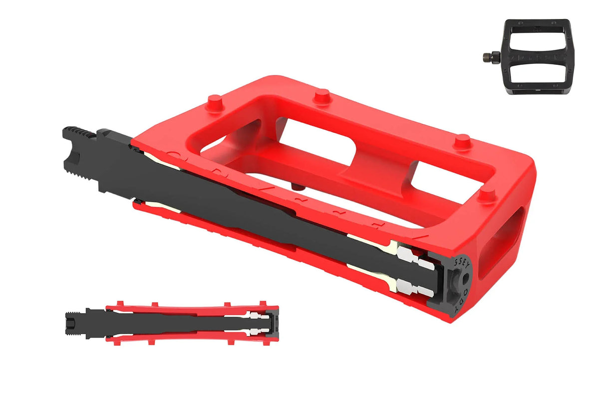 Odyssey BMX Grandstand V2 PC Pedals 9/16″ - Black