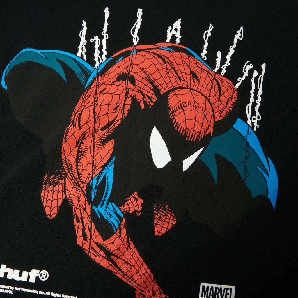 HUF x Marvel Spider-Man Perceptions SS T-Shirt - Black