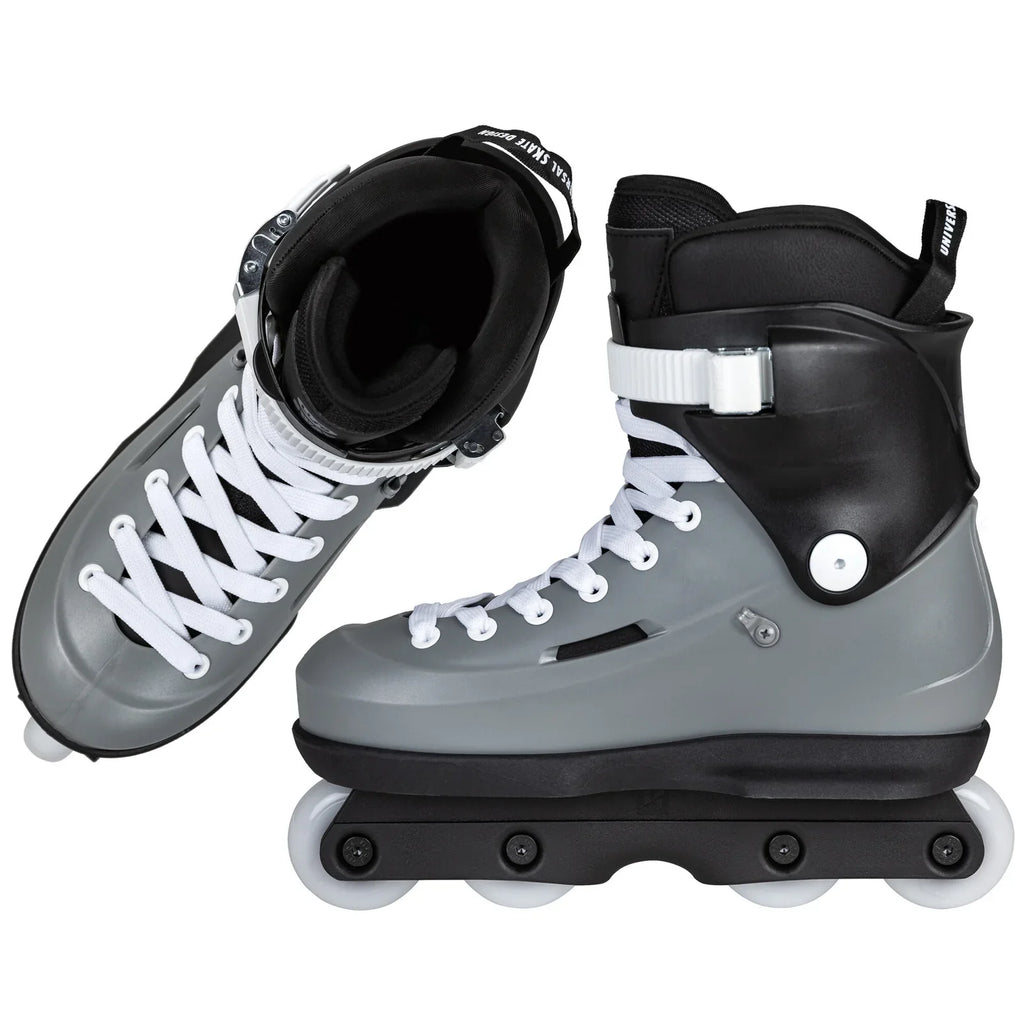 USD Sway Team 60 Aggressive Inline Skates Complete - Grey/White/Black