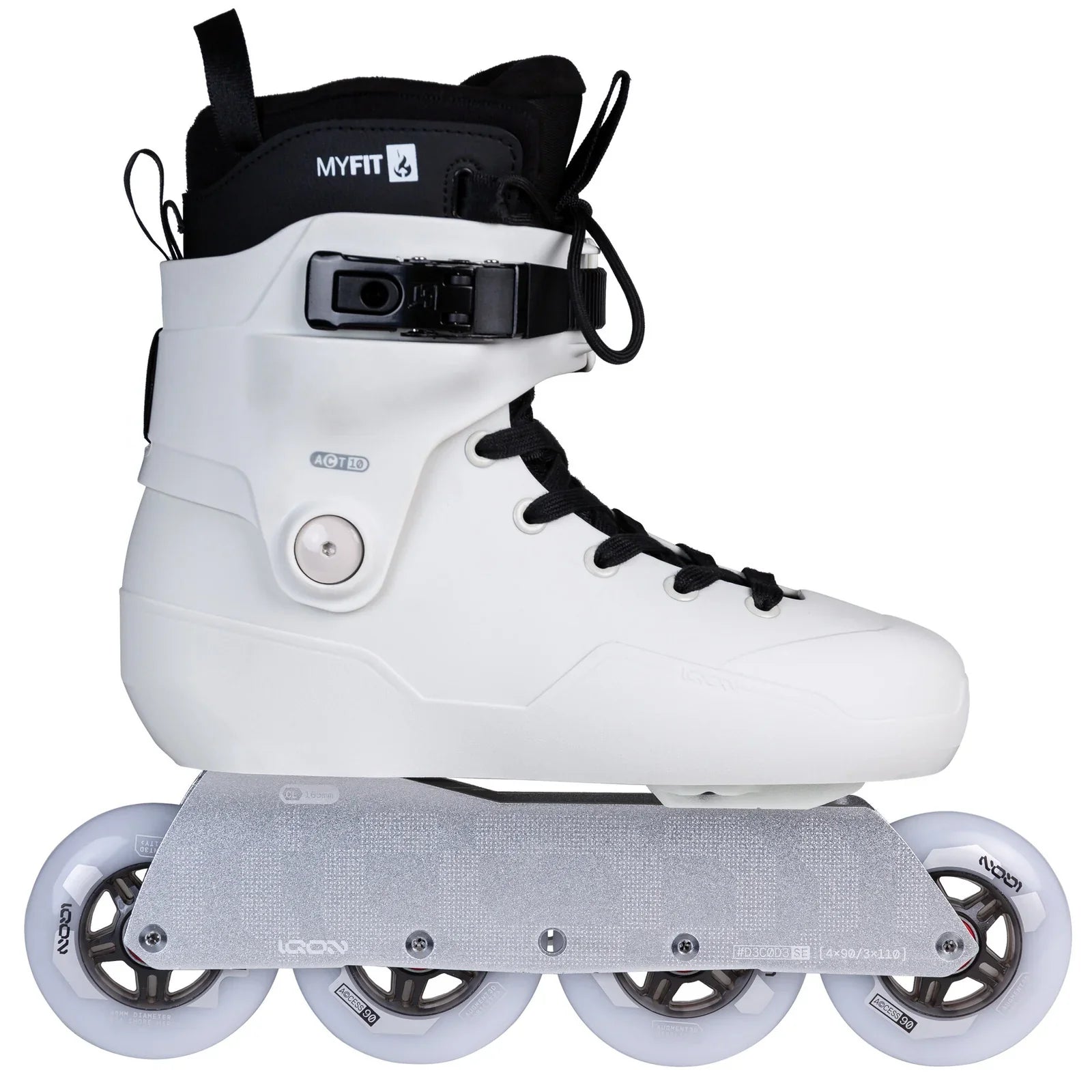 IQON ACT CL Team Skates Aggressive Inline Complete - Offwhite/Black