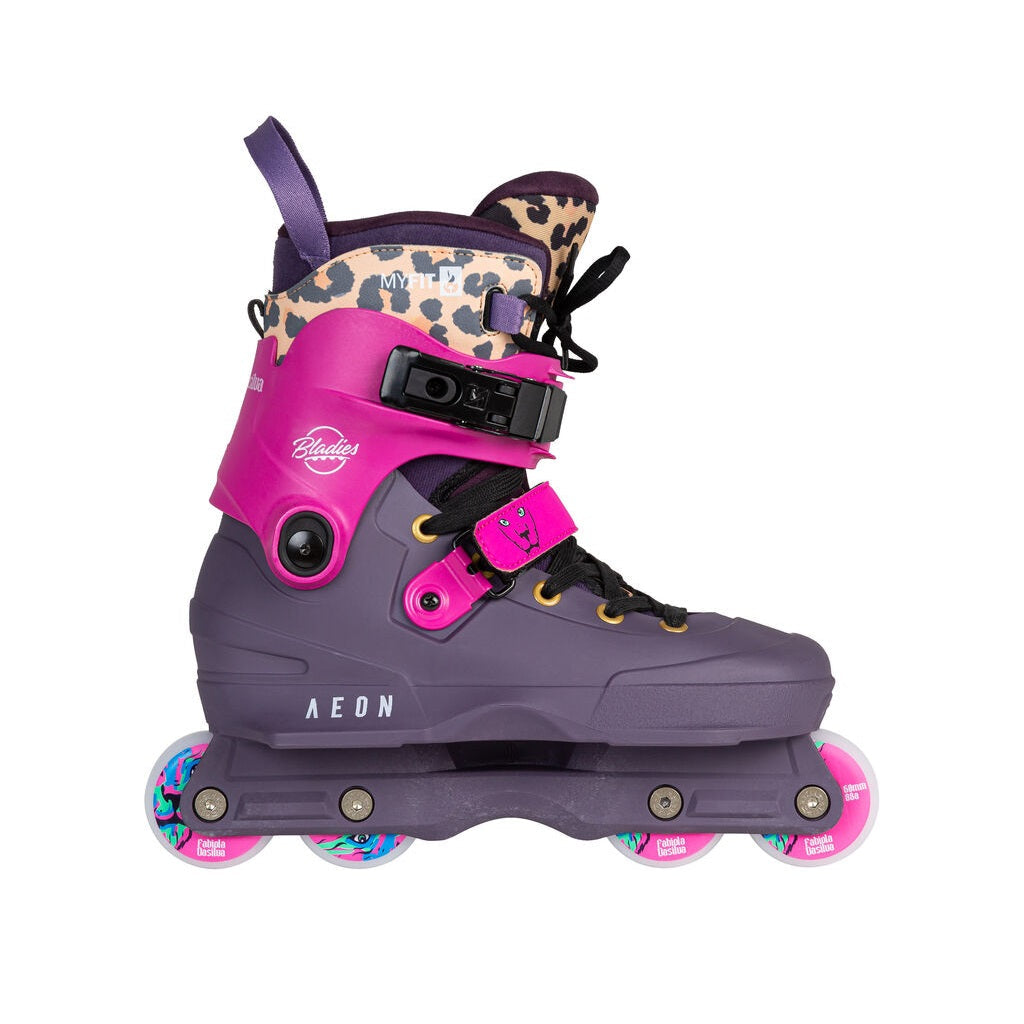 USD Aeon Bladies Fabiola Da Silva Aggressive Inline Skates Complete - Purple/Pink