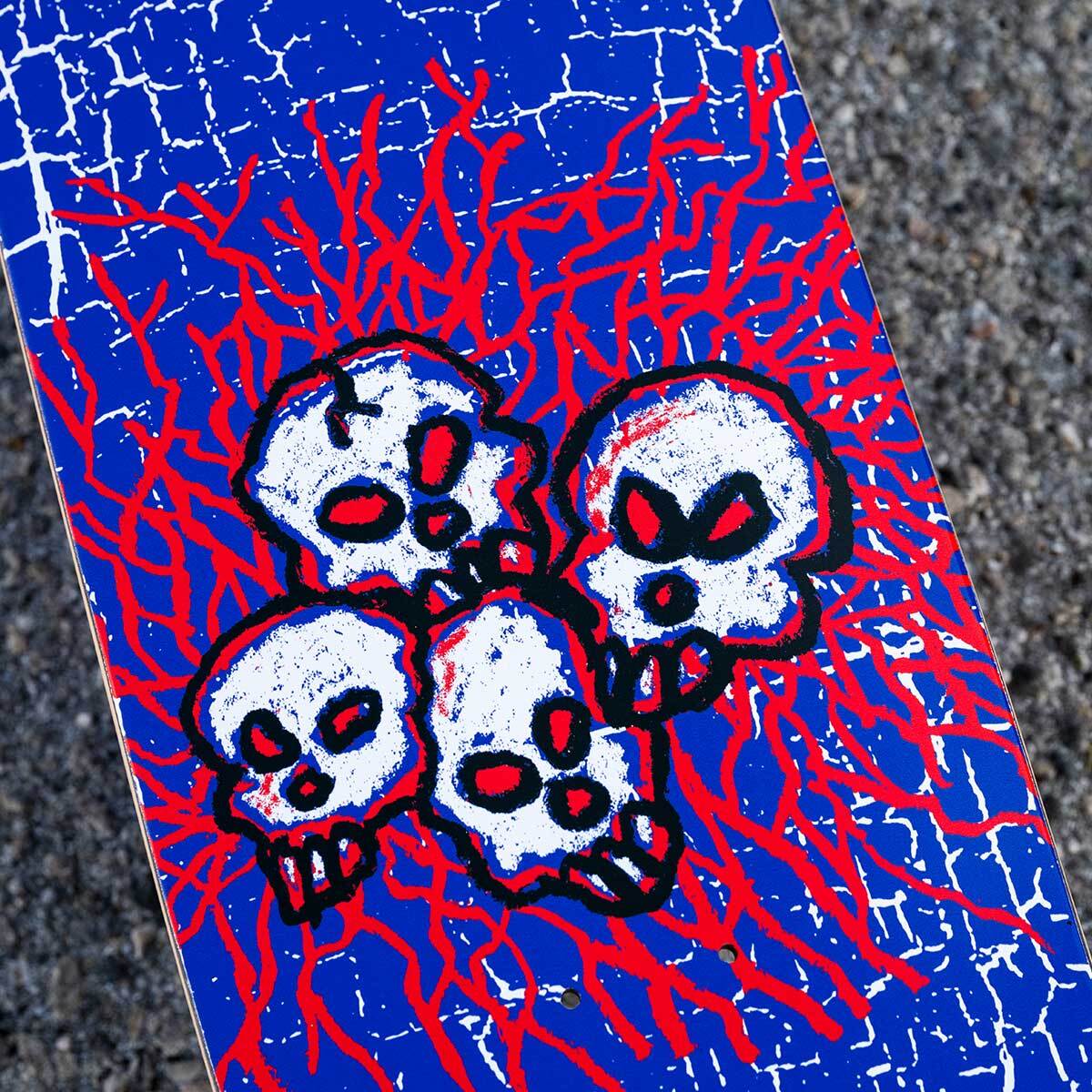 Primitive Franky Villani Brainwash 9.125" Egg Shaped Skateboard Deck